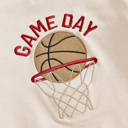 Fufuriprefer Toddler Baby Boy Basketball Outfit Game Day Long Sleeve Sweatshirt Solid Jogger Pant Set Spring Clothes thumbnail 4