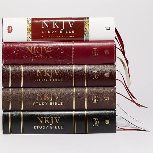NKJV Study Bible, Bonded Leather, Burgundy, Full-Color, Thumb Indexed, Comfort Print: The Complete Resource for Studying God’s Word thumbnail 14