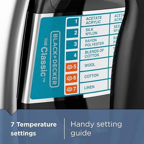 Black & Decker F67E-2 Classic Steam Iron thumbnail 3