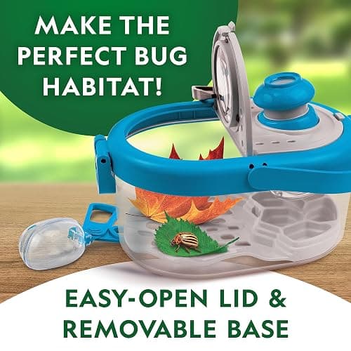 National Geographic Bug Catcher Kit for Kids - Kids Bug Habitat with Magnified Viewer, Bug Catcher, Tweezers & Learning Guide, Insect Habitat, Outdoor Toys, Kids Bug Catching Kit, Bug Box thumbnail 4