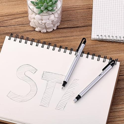 Mr. Pen- Pen Style Eraser, 2 Pack, Square & Round Tip, Eraser Pen Eraser, Pencil Erasers, Eraser Pencil thumbnail 8