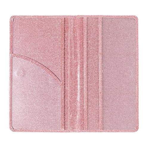Dalueery.H Car Registration and Insurance Holder Registration and Insurance Card Holder Car Essentials for Women Car Insurance and Registration Card Holder Men Pink Car Essentials (Bling Pink) thumbnail 3
