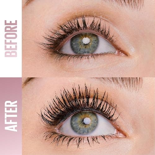 Maybelline Lash Sensational Sky Tubes Tubing Mascara, Extension-Like Lengthening Mascara, 24HR Eye Makeup with Shea Butter & Castor Oil, Very Black, 1 Count thumbnail 2