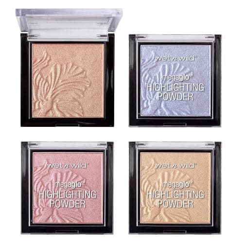 wet n wild MegaGlo Highlighting Powder, Highlighter Makeup, Shimmer Glow, Natural Pink Precious Petals thumbnail 4