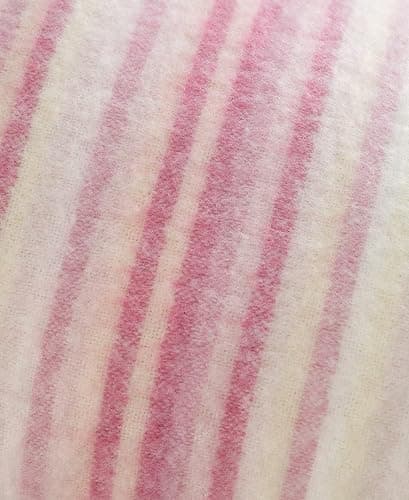 UGG Throw Pillow for Couch – Knit Accent Pillow Soft Striped Lumbar Decorative Pillow for Sofa Bed & Home Decor, Pink Living Room Decor, 36" x 14" (Joana) thumbnail 6