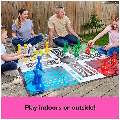 Giant Sorry Classic Family Board Game Indoor Outdoor Retro Party Activity Summer Toy with Oversized Gameboard, for Adults and Kids Ages 6 and up thumbnail 6