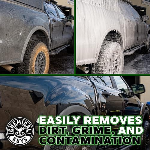 Chemical Guys CWS 110 64 Honeydew Snow Foam Car Wash Soap (Works with Cannons, Foam Guns or Bucket Washes) Safe for Trucks, Motorcycles, RVs & More, 64 fl oz (Half Gallon), Honeydew Scent - 64 Fl Oz (Pack of 1) - HONEYDEW thumbnail 6
