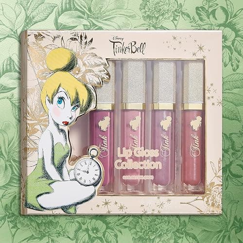 Disney Lip Gloss Collection, Belle Masion – Cosmetic Makeup Set for Daily Glam for Women and Girls, Tinker Bell, 4 Pcs thumbnail 2