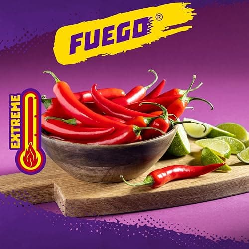 Takis Fuego 17 oz Fiesta Size Bag, Hot Chili Pepper & Lime Flavored Extreme Spicy Rolled Tortilla Chips thumbnail 3