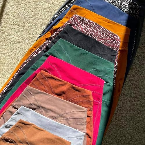 Aoxjox High Waisted Workout Leggings for Women Trinity Yoga Pants 26.5" thumbnail 7