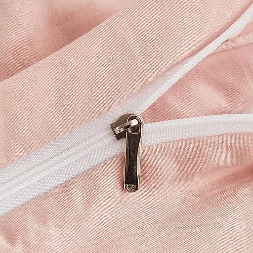 GETIYA Rosa Rüschen Bettwäsche 200x220 Weich Mikrofaser Bettwäsche Teenager Mädchen Damen Bettbezug Rüschen Dekoration Romantisch Rosa Bettwaesche Doppelbett mit 2 Kissenbezug 80x80 thumbnail 8