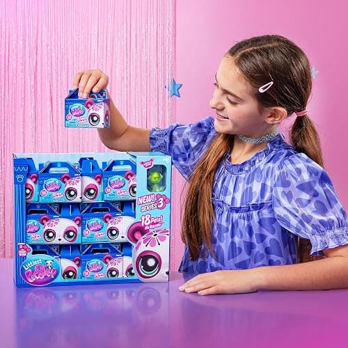 Littlest Pet Shop - Pet Surprise Display - Series 3 18 Pets Collector Set + 1 Bonus Pet, Gen 7 Authentic LPS Bobble Head Toy Figure, Collectible Toy Animal, Ages 4+ thumbnail 6
