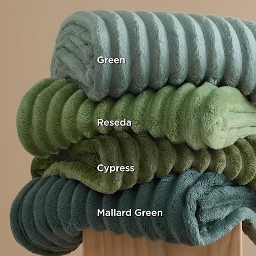 Bedsure GentleSoft Mallard Green Fleece Blanket for Couch - Cozy Soft Blankets for Women, Cute Small Throws for Girls, 60x80 Inches thumbnail 7