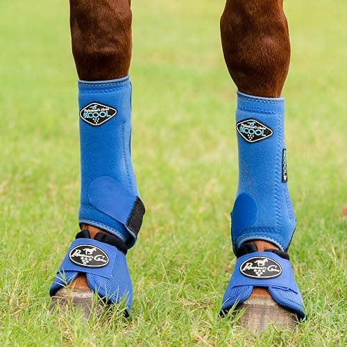 Professional's Choice Horse Equine Overreach Ballistic Bell Boots Navy Blue thumbnail 2