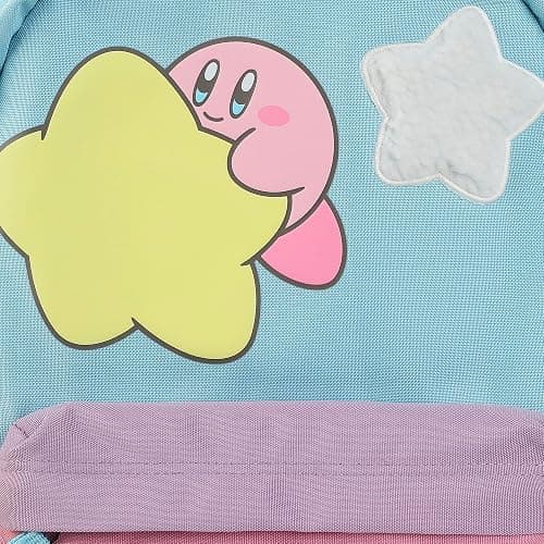 Bioworld Kirby Stars 17" Pink & Blue adult Backpack thumbnail 2