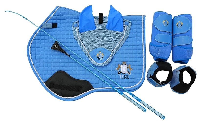 T TEKE Close Contact Saddle Pads,100% Cotton English Saddle Pads for Horses with Moisture-Wicking and Breathable Lining thumbnail 9