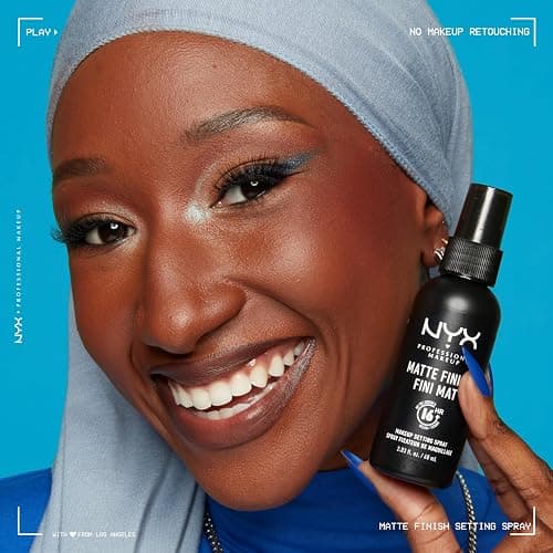 NYX PROFESSIONAL MAKEUP Makeup Setting Spray - Matte Finish, Long-Lasting Face Mist for up to 16HR Wear, Vegan Formula thumbnail 6