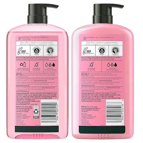 Herbal Essences Shampoo & Conditioner Set, Rose Hips - Smooth Collection, Paraben-Free, Color-Safe, Shiny Hair with Jojoba & Vitamin E, 29.2 Fl Oz Each, 2-Pack thumbnail 9
