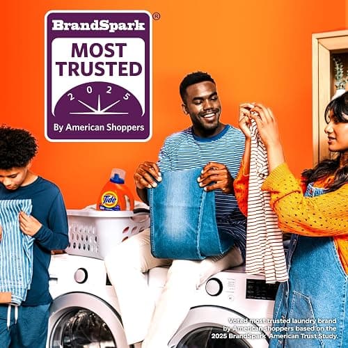 Tide Laundry Detergent Liquid, Original Scent, Works on 100% of Common Stains, Laundry Soap, Liquid Laundry Detergent, 100 Loads, 3.9 L thumbnail 2
