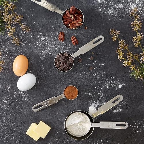 RSVP International Endurance Collection Kitchen Measuring Tools, Dishwasher Safe, 5 Piece, Long Handles, Stainless Steel thumbnail 5