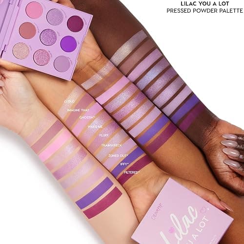 ColourPop Lilac You A Lot Shadow Palette - Purple Shadow Palette with Metallic and Matte Finishes - High-Pigment Makeup with a Long-Wearing Formula (0.3 oz) thumbnail 3