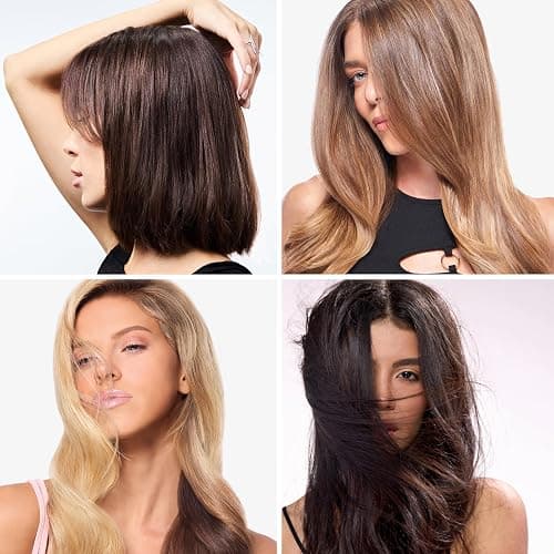 L'ANGE HAIR Le Volume 2-in-1 Titanium Blow Dryer Brush | Hot Air Brush for Hair Drying & Styling | Ionic Oval Barrel for Smooth, Frizz-Free Volume | (Black – 75mm) thumbnail 7