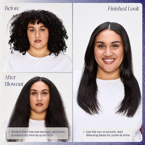 Kenra Platinum Blow-Dry Spray | Time-Saving Heat Protectant | Detangles, Smooths, and Softens | Eliminates Frizz & Resists Humidity | Medium To Coarse Hair thumbnail 3
