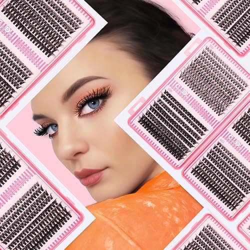 Lash Extension Kit, DIY Eyelash Clusters Kit with Lash Bond and Seal Glue Waterproof, Eyelashes Remover for Lash Cluster Extensions Kit for Beginner,Lashes Applicator Tool (30D40D50D) thumbnail 5
