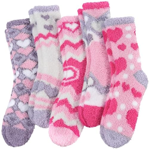 Anlisim Fuzzy Socks for Women, Soft Comfy Cozy Fluffy Thick Winter Warm Fleece Slipper Socks - Image 1