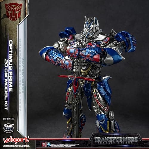 YOLOPARK Transformers: The Last Knight Optimus Prime with Upgraded Weaponry,Highly Articulated 7.87 Inch Transformers Action Figure for Ages 15 and Up,No Converting thumbnail 4