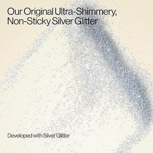 Eva NYC Kweeen Silver Hair and Body Glitter Spray - Our Original Ultra Shimmery Glitter, New Look - Adds Shine + Non-Sticky - Quick Drying Sparkle Spray - Warm Vanilla Scent - 4.9 oz thumbnail 3