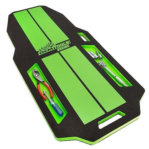 OEMTOOLS 24972 Racing Body Creeper, Gifts for Men, Dad Gifts, EVA Foam Creepers Automotive, Low Ground Clearance Mechanic Cart, Work Pad thumbnail 5