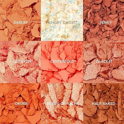 ColourPop Baby Got Peach Shadow Palette - Orange & Coral Shadows with Metallic, Matte and Glitter Finishes - High-Pigment Makeup with a Long-Wearing Formula (0.3 oz) - Baby Got Peach thumbnail 3