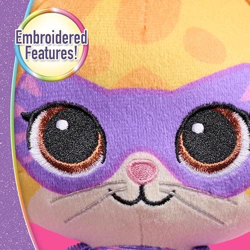 Disney Jr. SuperKitties Small 8-inch Plush Sparks Stuffed Animal, Su-Purr Wild Outfit, Kitten, Toy for Fans, Girls, Kids, Holiday Stocking Stuffers, Gifts, Presents, Ages 2 and Up by Just Play thumbnail 4