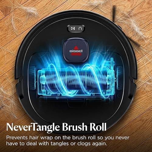 Bissell FlexClean FurForce Robot Vacuum & Mop with No Tangle Pet Brush Roll, LiDAR Navigation & Liftable Pad for Pet Hair Removal on Hard Floors & Rugs, 180min Runtime 60-Day Dust Collection, 4270L thumbnail 3