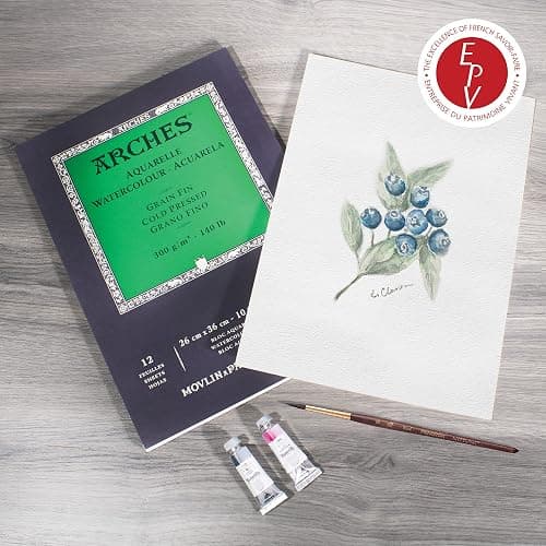Arches Watercolor Paper Pad, 140 pound, Cold Press, 9"x12" thumbnail 2