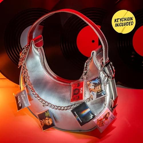 MGA's Miniverse Real Music Vinyl Mystery Blind Packaging, Mini Playable Records, 4 Vinyl Records per Pack, Sleeve & Keychain, Collectors, Gift, Britney Spears, Elton John, TLC thumbnail 5