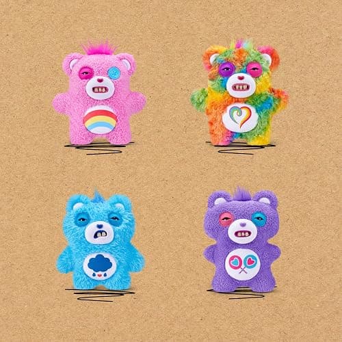 Fuggler Care Bears 9-Inch Plush Toy (Share Bear) by ZURU – Funny Ugly Monster Stuffed Animal with Human-Like Teeth, Collectible Plush for Kids, Tweens, Teens, Adults & Crossover Fans thumbnail 6