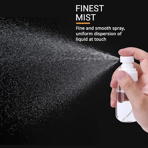 RELANOR Pack 2 Small Spray Bottle Travel Size 2oz/60ml - Fine Mist Mini Empty Spray Bottles - Leak Proof - for Toners, Face & Hair Mist thumbnail 6