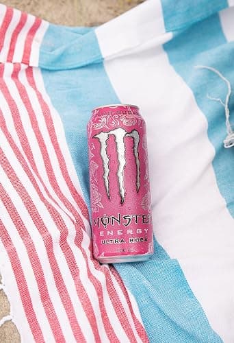 Monster Energy Ultra Rosa, Sugar Free Energy Drink, 16 Ounce (Pack of 15) thumbnail 5
