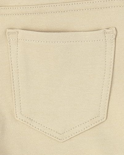 The Children's Place Girls Ponte Knit Pull On Jeggings - 6-7 Plus - Sandy/Tidal 2 Pack - 2 thumbnail 4