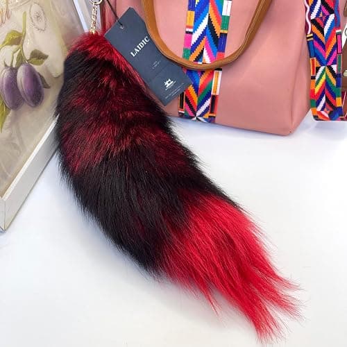 LAIDIC Halloween Costumes tail fox tail keychain furry tail backpack accessories cat tail fox costume Cosplay thumbnail 5