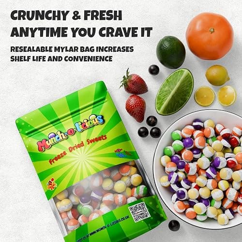 Munch-o-licious Freeze Dried Sweets 100g | Vegan Halal | Freeze Dried Candy | American Sweets |TikTok| Gift| Christmas| thumbnail 7