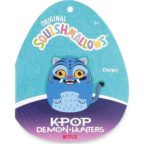 Squishmallows Original Kpop Demon Hunters 8in Derpy Plush - Official Jazwares Plush (Little) thumbnail 8