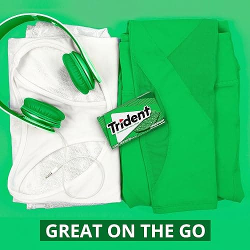 Trident Spearmint Sugar-Free Chewing Gum, Bulk, 24 Packs of 14 Pieces (336 Total Pieces) thumbnail 8
