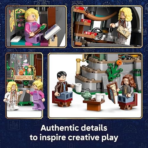 LEGO Harry Potter Luna Lovegood’s House Building Toy for Girls & Boys - Pretend Play & Display Book Shelf or Bedroom Decor for Kids, Ages 10+ - W/Luna's Hare Patronus - Gift Idea for Birthdays - 76467 thumbnail 4