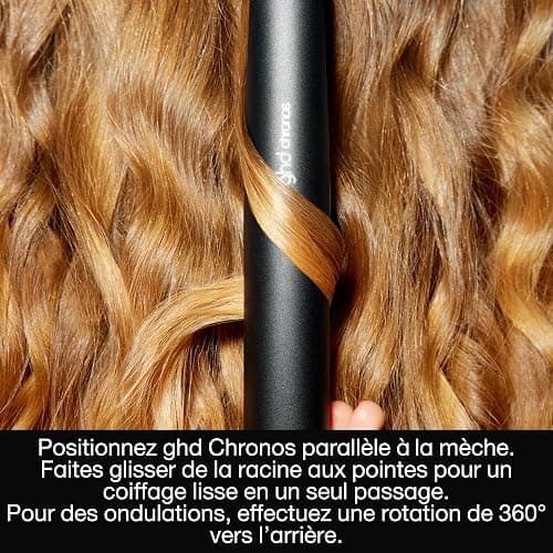 ghd - Lisseur cheveux ghd chronos - Fer à lisser professionnel - Coiffage 3x plus rapide, plus brillant, 2x moins de frisottis, sans chaleur extrême - Lisseur boucleur idéal tous types cheveux thumbnail 5
