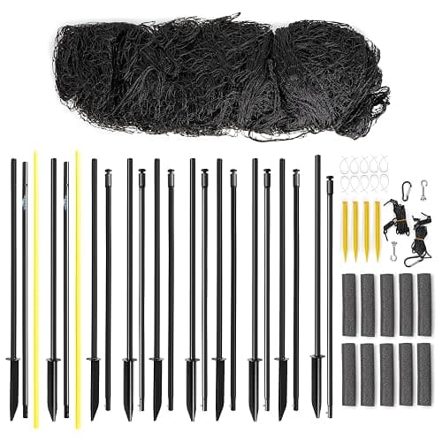 Anything Sports Baseball, Mini Baseball, Softball Fence. 100 FT of 5 FT Tall Fencing with Foul Poles thumbnail 2
