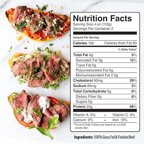 Pre, Beef Top Sirloin Steak, Grass-Fed, Pasture-Raised | 0.5 lbs. thumbnail 2