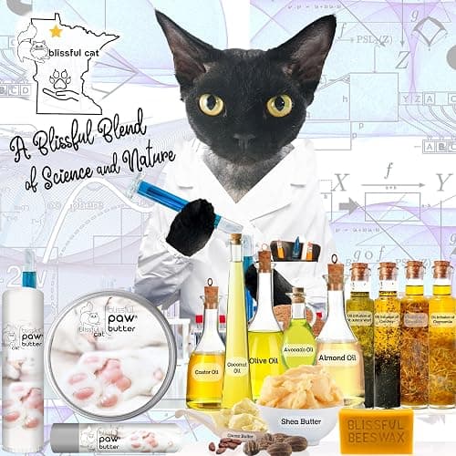 The Blissful Cat Paw Butter, Moisturizer for Dry Paw Pads, Softens and Protects Rough Feet, Versatile, Lick-Safe Balm, 0.15 oz. thumbnail 4
